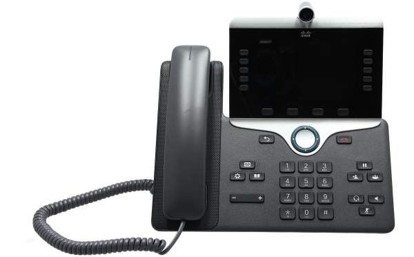 Cisco - CP-8865-K9= - IP Phone 8865 - IP Phone - Antracite - Cornetta cablata - ABS - Scrivania/Parete - Digitale