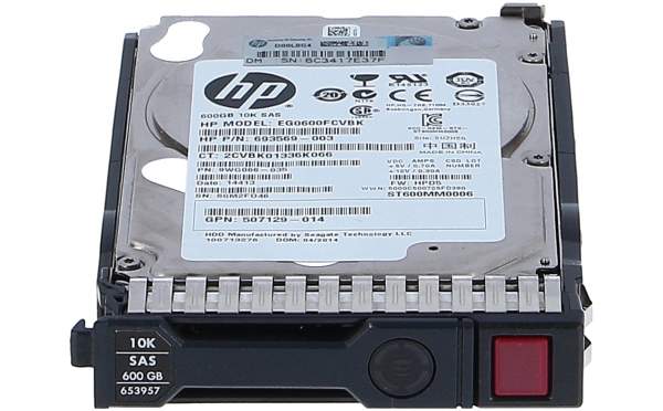 HPE - 653957-001 - 600GB hot-plug dual-port SAS HDD - 2.5" - 600 GB - 10000 Giri/min