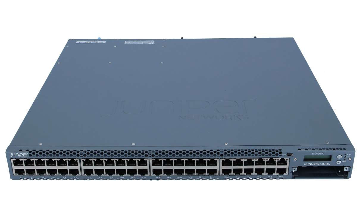 JUNIPER - EX4300-48T-AFI - Juniper EX4300,48-port 10/100/1000BaseT  AC-AFI;40GE QSFP+order sep.f.V-Chassi connect.;optics sold sep neu und  gebraucht günstig online kaufen