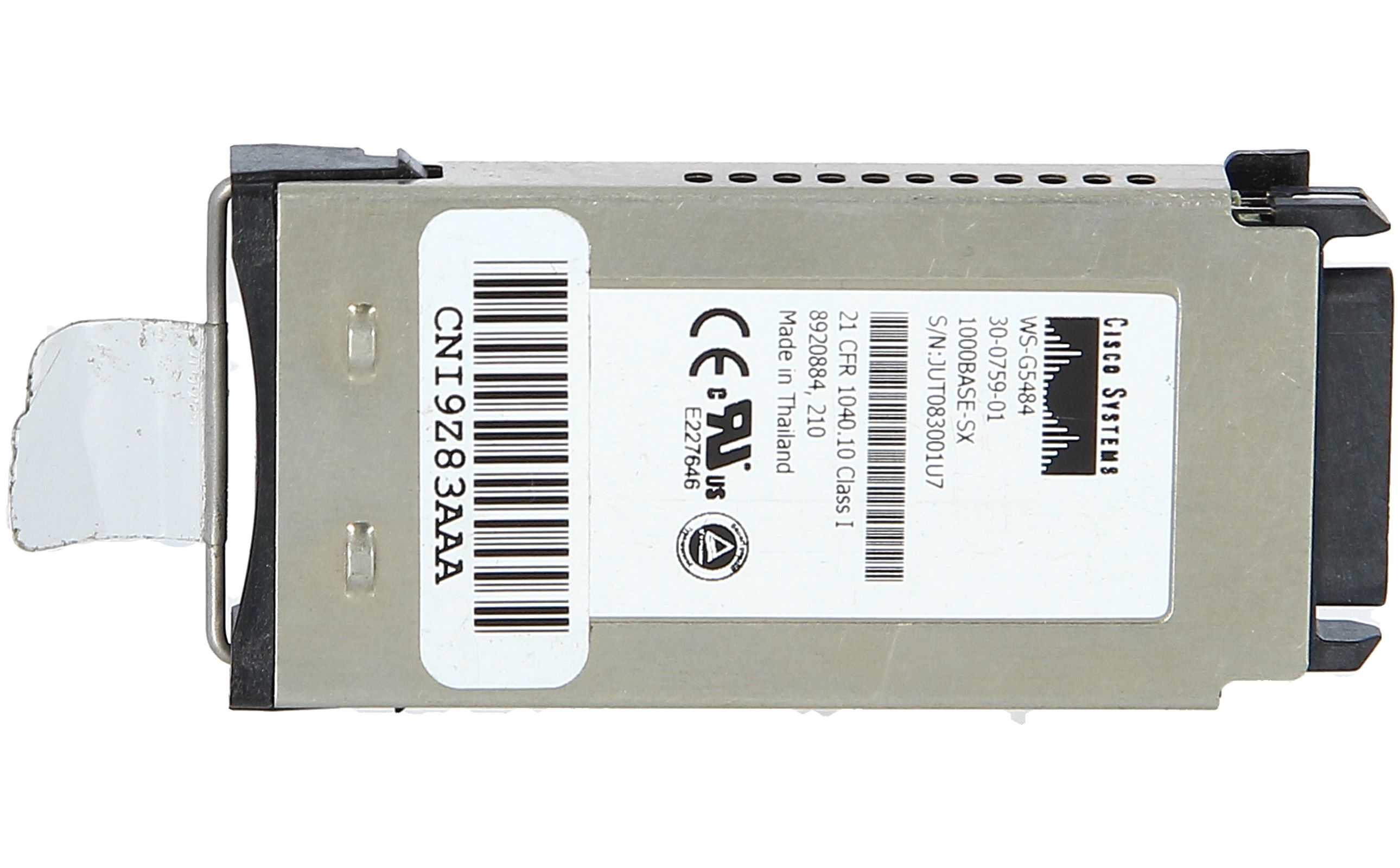 Cisco WS-G5484 1000BASE-SX GBIC Transceiver Modules 30-0759-01 