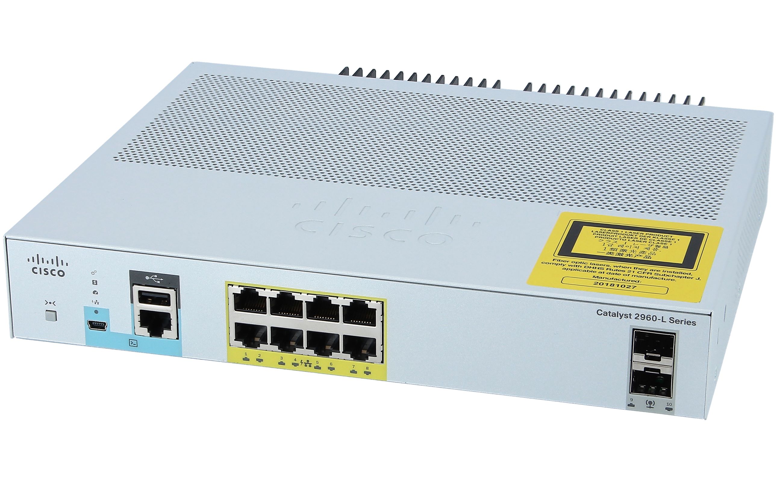Cisco - WS-C2960L-8PS-LL - Cisco Catalyst 2960L-8PS-LL - Switch