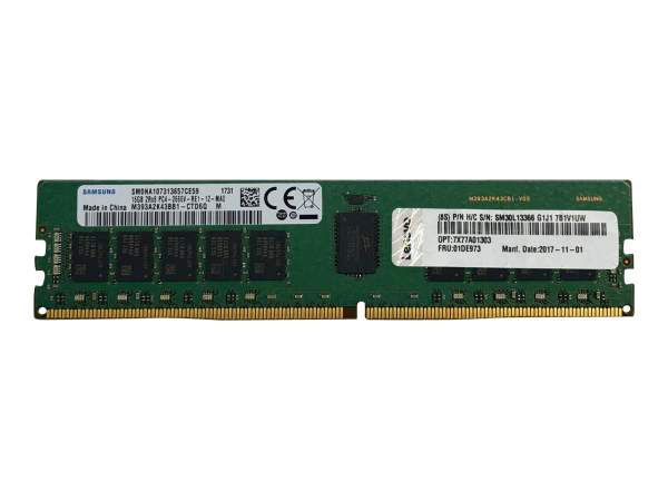 Lenovo - 4X77A08634 - TruDDR4 - DDR4 - module - 32 GB - DIMM 288-pin - 3200 MHz / PC4-25600 - 1.2 V - registered - ECC