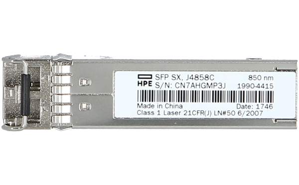HPE - J4858C - SFP (mini-GBIC) transceiver module - GigE - 1000Base-SX - LC multi-mode - up to 550 m - 850 nm