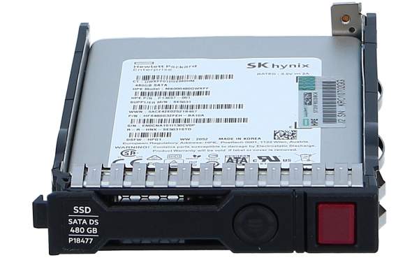 HPE - P18432-B21 - P18432-B21 - 480 GB - 2.5" - 520 MB/s - 6 Gbit/s