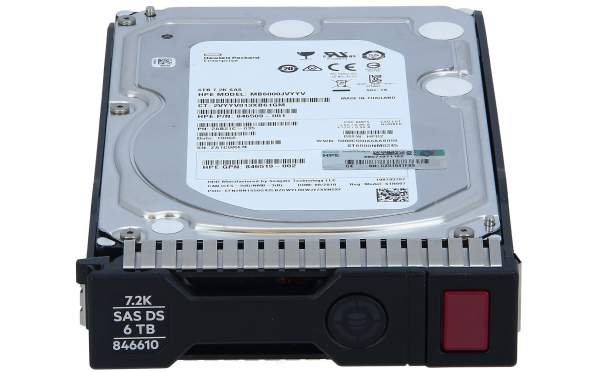 HPE - 846509-001 - HPE 6TB 7.2K 12G 3.5INCH SAS HDD - Festplatte - Serial Attached SCSI (SAS)