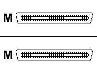 HPE - 412478-001 - 68pin VHDCI (M) 0.5 m Extern 0.5m 68-p 68-p SCSI-Kabel