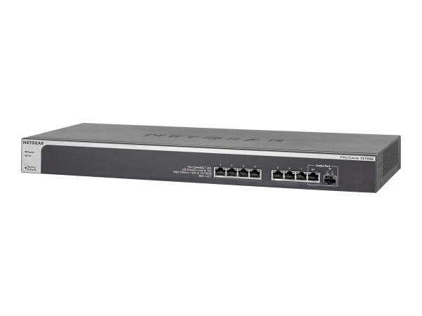 Netgear - XS708E-200NES - Plus XS708Ev2 - Switch - Managed - 8 x 10 Gigabit Ethernet + 1 x combo SFP