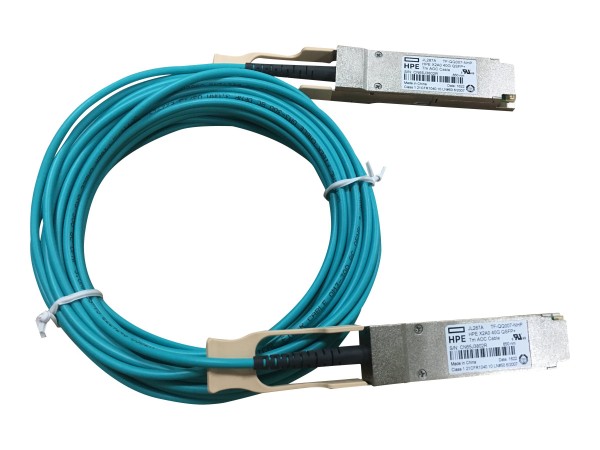 HPE - JL287A - X2A0 40G QSFP+ 7m - 7 m - QSFP+ - QSFP+ - 40 Gbit/s