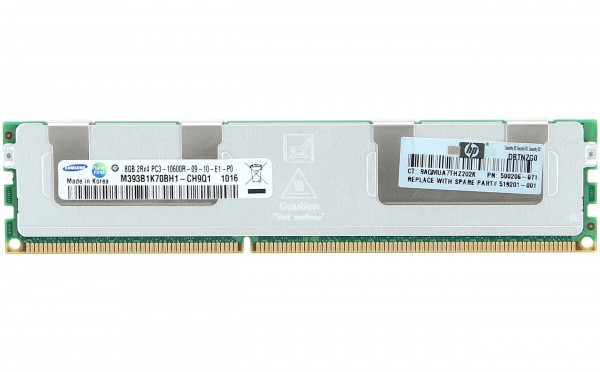 HPE - 516423-B21 - HP 8GB 2Rx4 PC3-8500R-7 Kit