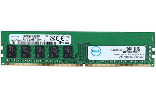 Dell - A9654881 - DDR4 - Modul - 8 GB - DIMM 288-PIN - 2400 - 8 GB - DDR4
