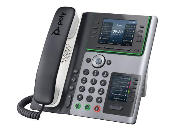 Poly - 2200-87030-025 - Edge E450 - VoIP-Telefon mit Rufnummernanzeige/Anklopffunktion - dreiweg Anr