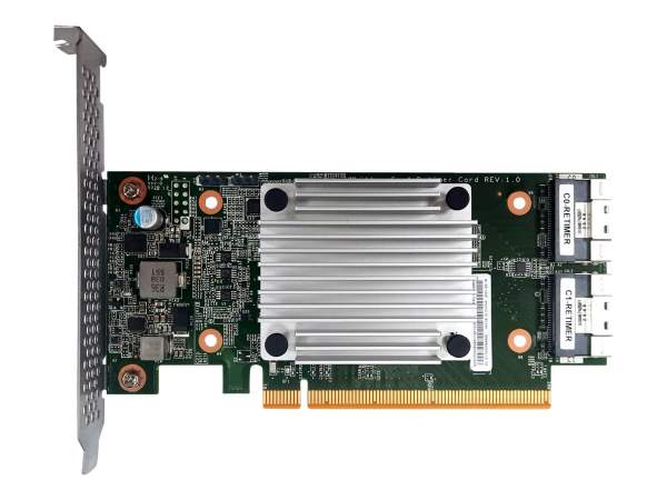 Lenovo - 4C57A65446 - ThinkSystem - Storage controller - 4 Channel - NVMe retimer - NVMe - PCIe 4.0