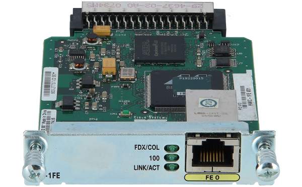 Cisco - HWIC-1FE - HWIC-1FE 1-port Layer 3 Fast Ethernet High-Speed WAN Interface Card - Rete di accessori - Ethernet