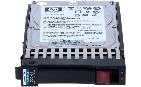 HPE - 507129-006 - HDD 500GB 7.2K SAS 300MB/s 2.5'' - Disco rigido - Serial Attached SCSI (SAS)