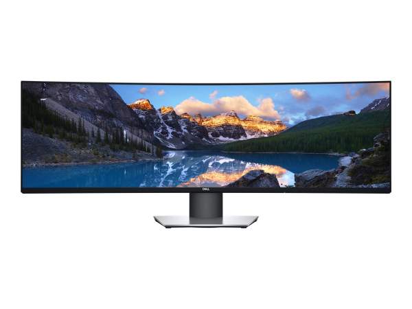 Dell - DELL-U4919DW - UltraSharp U4919DW - LED monitor - curved - 49" (49" viewable) - 5120 x 1440 2K QHD 60 Hz - IPS - DisplayPort - USB-C