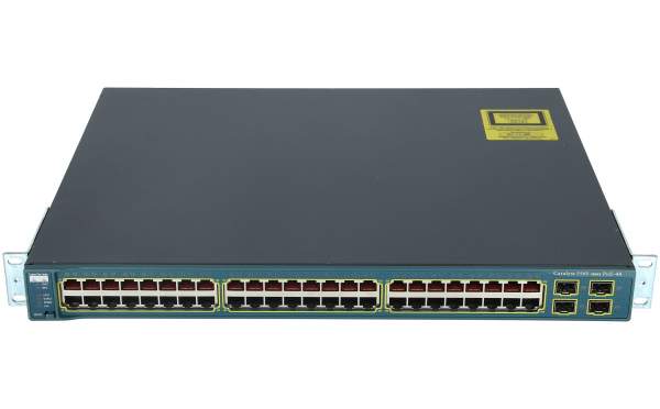 Cisco - WS-C3560-48PS-S - Catalyst 3560 48 10/100 PoE + 4 SFP Standard Image