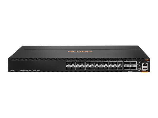 HPE - R9W86A - Aruba Networking CX 8100 - Switch - L3 - Managed - 24 x 1 Gigabit / 10 Gigabit SFP / SFP+ + 4 x 40 Gigabit QSFP+ / 100 Gigabit QSFP28 - front to back airflow - rack-mountable