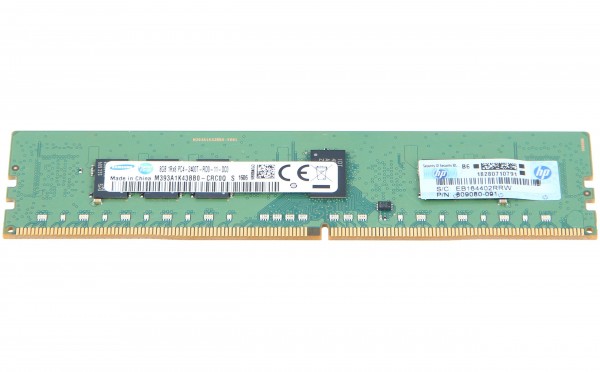 HPE - 809080-091 - HPE 8GB (1*8GB) 1RX8 PC4-2400T-R DDR4-2400MHZ 1.2V MEMORY MODULE - 8 GB - DDR