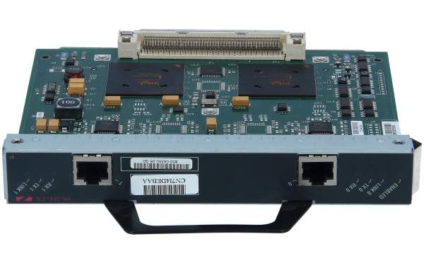 Cisco - PA-2FE-TX - 2-Port Fast Ethernet - Cablato - CardBus - 1024 Mbit/s - Grigio - Argento
