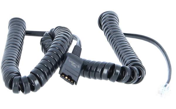 Plantronics - 38099-01 - Headset-Kabel - Kabel - Audio / Multimedia Anschlusskabel - Schwarz
