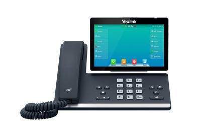 Yealink - SIP-T57W - VoIP phone - with Bluetooth interface with caller ID - IEEE - 802.11a/b/g/n/ac (Wi-Fi) - 3-way call capability - SIP