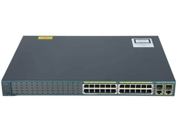 Cisco - WS-C2960+24PC-S - Catalyst WS-C2960+24PC-S - Gestito - L2 - Fast Ethernet (10/100) - Full duplex - Supporto Power over Ethernet (PoE)