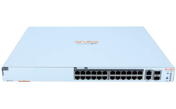 HPE - JL807A - Instant On 1960 24G 20p Class4 4p Class6 PoE 2XGT 2SFP+ 370W - Gestito - L2+ - Gigabit Ethernet (10/100/1000) - Supporto Power over