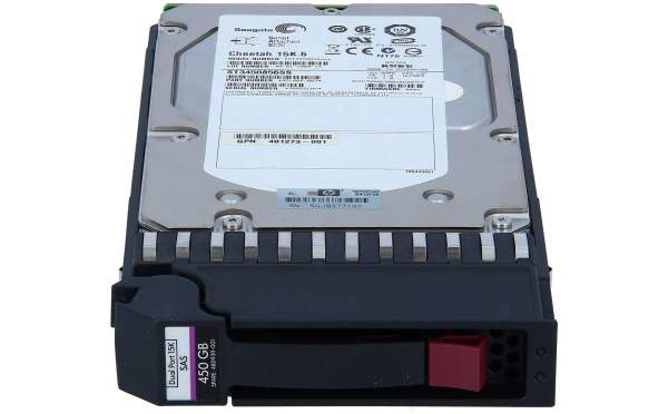 HPE - AJ737A - StorageWorks MSA2 450GB 3G 15K rpm 3.5" Dual-port SAS Hard Disk Drive - 3.5" - 450 GB - 15000 Giri/min