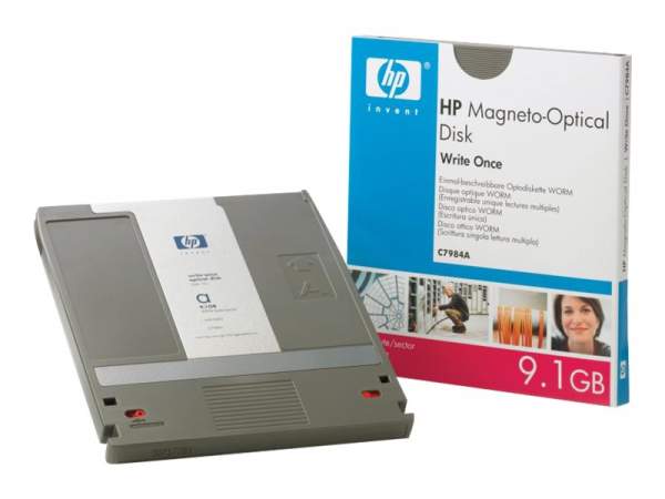 HPE - C7984A - WORM - WORM 5,25 " - 9,1 GB Diskette 9,1 GB/9,1 GB
