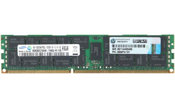 HPE - 627808-B21 - 16GB DDR3-1333MHz - CL9 - 16 GB - 1 x 16 GB - DDR3 - 1333 MHz - 240-pin DIMM