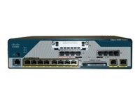 Cisco - C1861-2B-VSEC/K9 - 1861 - 10 Mbit/s - 8 utente(i) - IPsec DES - 3DES - AES 128 - 192 - 256 - MPLS VPN - IEC 60950-1 - AS/NZS 60950.1 - CAN/CSA-C22.2 No. 60950-1 - EN 60950-1 - UL 60950-1 - 80 W - 0 - 40 °C