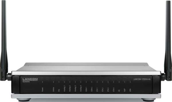 LANCOM - 62116 - 1793VA-4G - Router - ISDN/WWAN/DSL - 4-Port-Switch - GigE - PPP