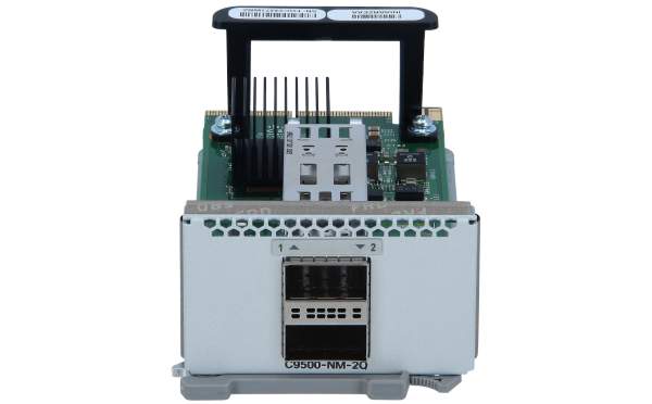 Cisco - C9500-NM-2Q= - C9500-NM-2Q= - 40 Gigabit Ethernet - 40000 Mbit/s - QSFP+ - Catalyst 9500