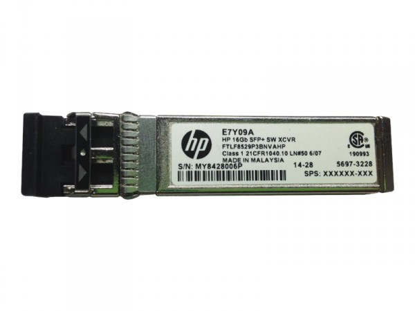 HPE - E7Y09A - 16GB SFP+ Short Wave 1-pack Extended Temperature Transceiver - Fibra ottica - 16000 Mbit/s - SFP+ - LC - 850 nm