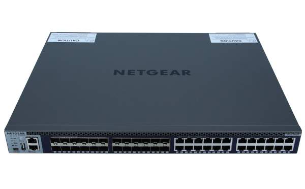 Netgear - XSM4348S-100NES - M4300-24X24F - Switch - L3 - managed - 24 x 10/100/1000/10000 + 24 x 10 Gigabit SFP+