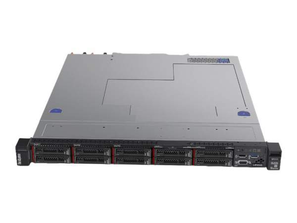Lenovo - 7Y521002EA - ThinkSystem SR250 - Server - rack-mountable - 1U - 1-way - 1 x Xeon E-2276G / 3.8 GHz - RAM 16 GB - SATA - hot-swap 2.5" bay(s) - no HDD