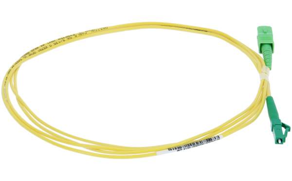 Tonitrus - LWL-SX-SM-LC/APC-SC/APC - LC APC to SC APC Simplex OS2 Single Mode PVC (OFNR) 2.0mm Fiber Optic Patch Cable