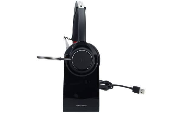 PLANTRONIC - 202652-01 - Voyager Focus UC B825 Bluetooth Headsetsystem / Binaurales Modell / Tischladegerät