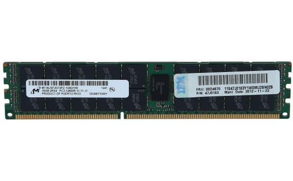 Lenovo - 00D4970 - 00D4970 - 16 GB - 1 x 16 GB - DDR3 - 1600 MHz - 240-pin DIMM