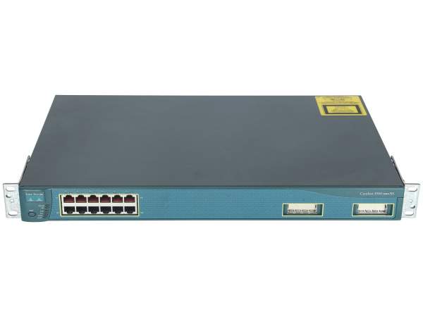 Cisco - WS-C3512-XL-EN - 12-port 10/100 switch plus 2 GBIC ports