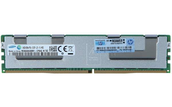 HP - 726724-B21 - HP 64GB (1x64GB) Quad Rank x4 DDR4-2133 CAS-15-15-15 Load Reduced Memory Kit