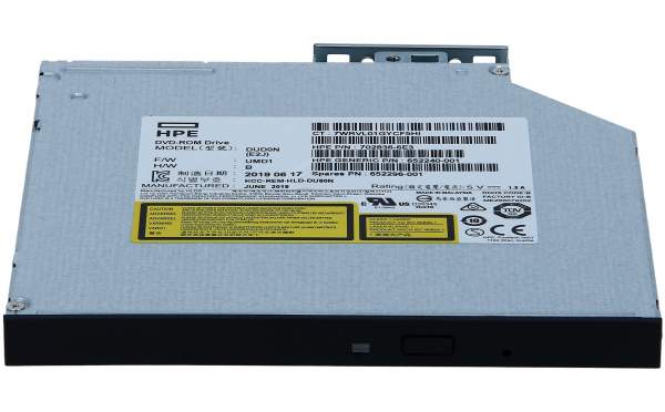 HP - 726536-B21 - HP 9.5mm SATA DVD-ROM JackBlack Gen9 Optical Drive