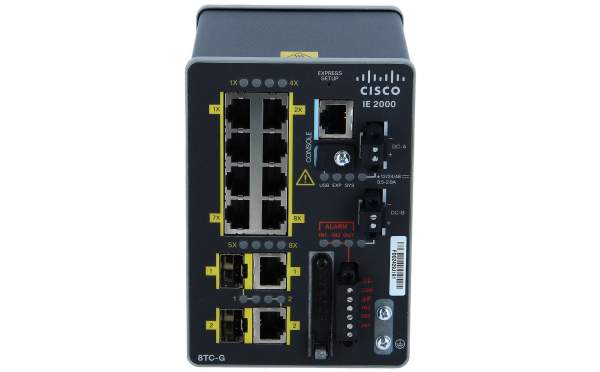 Cisco - IE-2000-8TC-G-L - IE 8 10/100,2 T/SFP, Lite