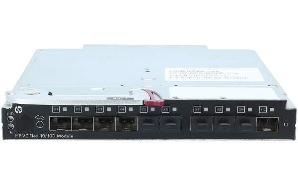HPE - 638526-B21 - Virtual Connect Flex-10/10D Module for c-Class BladeSystem - 10 Gigabit Ethernet - IEEE 802.1ab - IEEE 802.1D - IEEE 802.1Q - IEEE