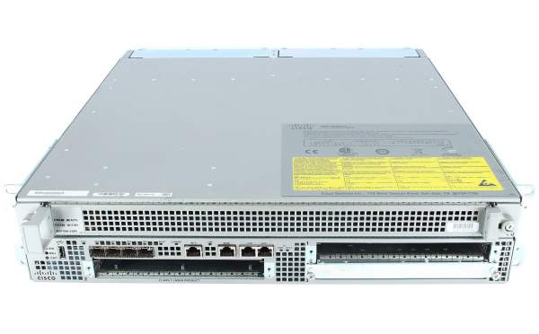Cisco - ASR1002 - ASR1002 Chassis,4 built-in GE, Dual P/S,4GB - Router