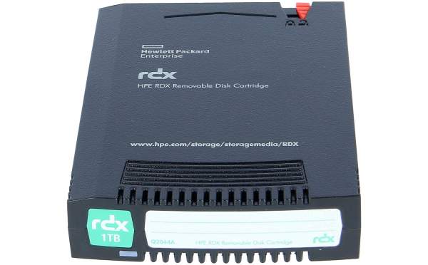 HPE - Q2044A - RDX - 2,5 " - 1.000 GB Daten-Cartridge, Diskette 1.000 GB/2.000 GB