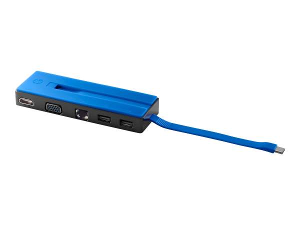HP - T0K29AA#AC3 - USB-C Travel Dock - Lade-/Dockingstation